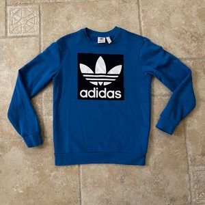 Boys Adidas Originals Trefoil Crewneck Sweatshirt